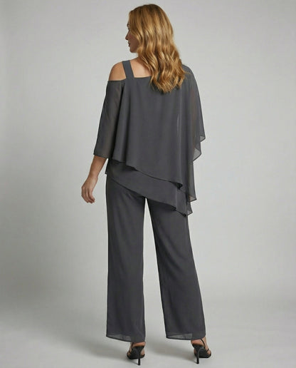 Elegantes Damen Abendset Chiffon