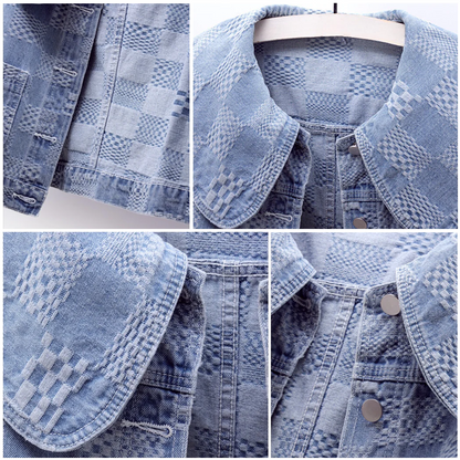 Damen Jacke Klassisch Mit Kragen
