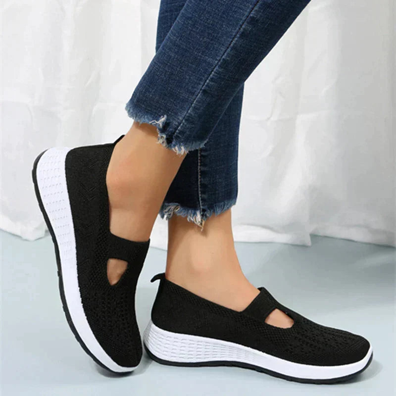 Norvielle Damen Orthopädische Laufschuhe Atmungsaktives Mesh