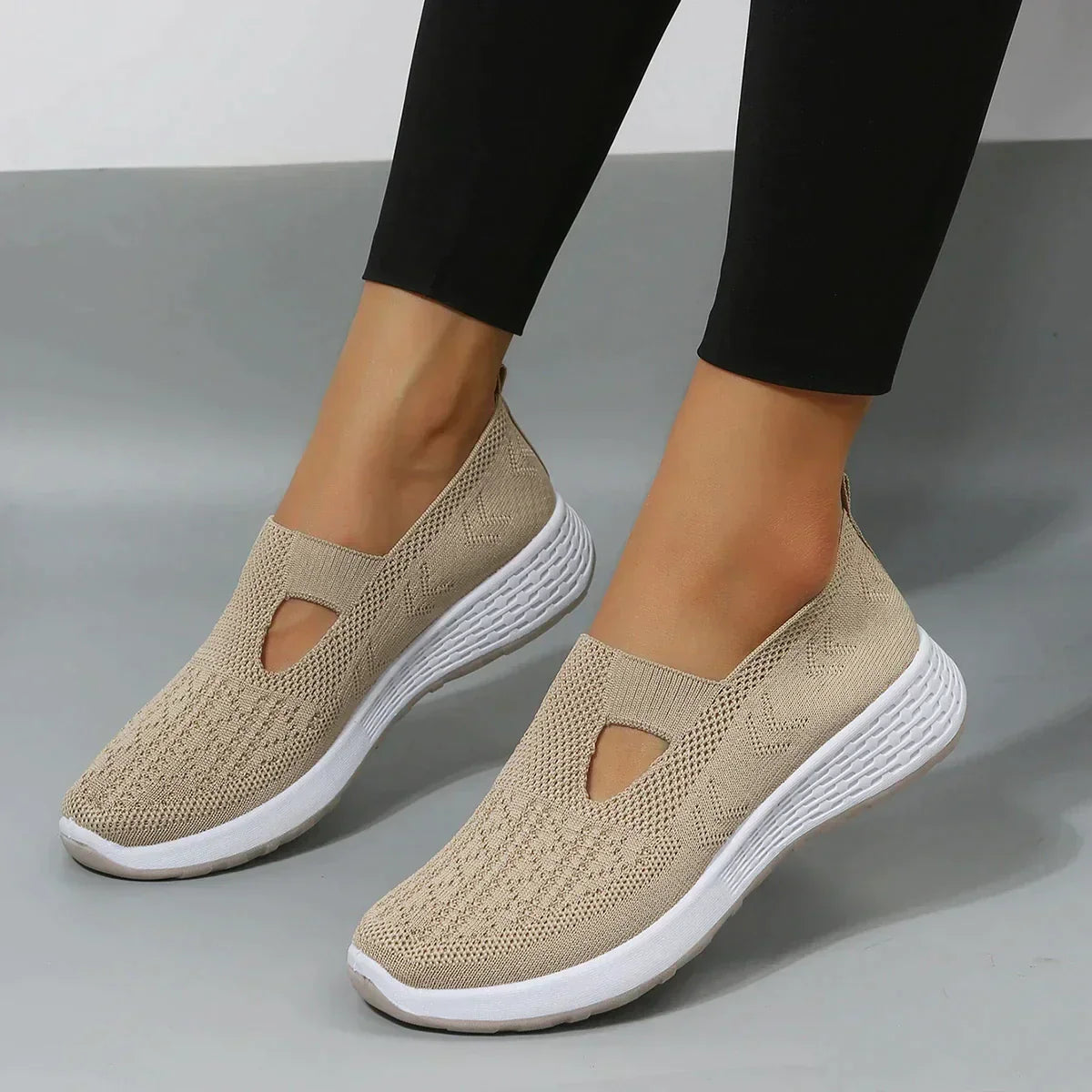 Norvielle Damen Orthopädische Laufschuhe Atmungsaktives Mesh
