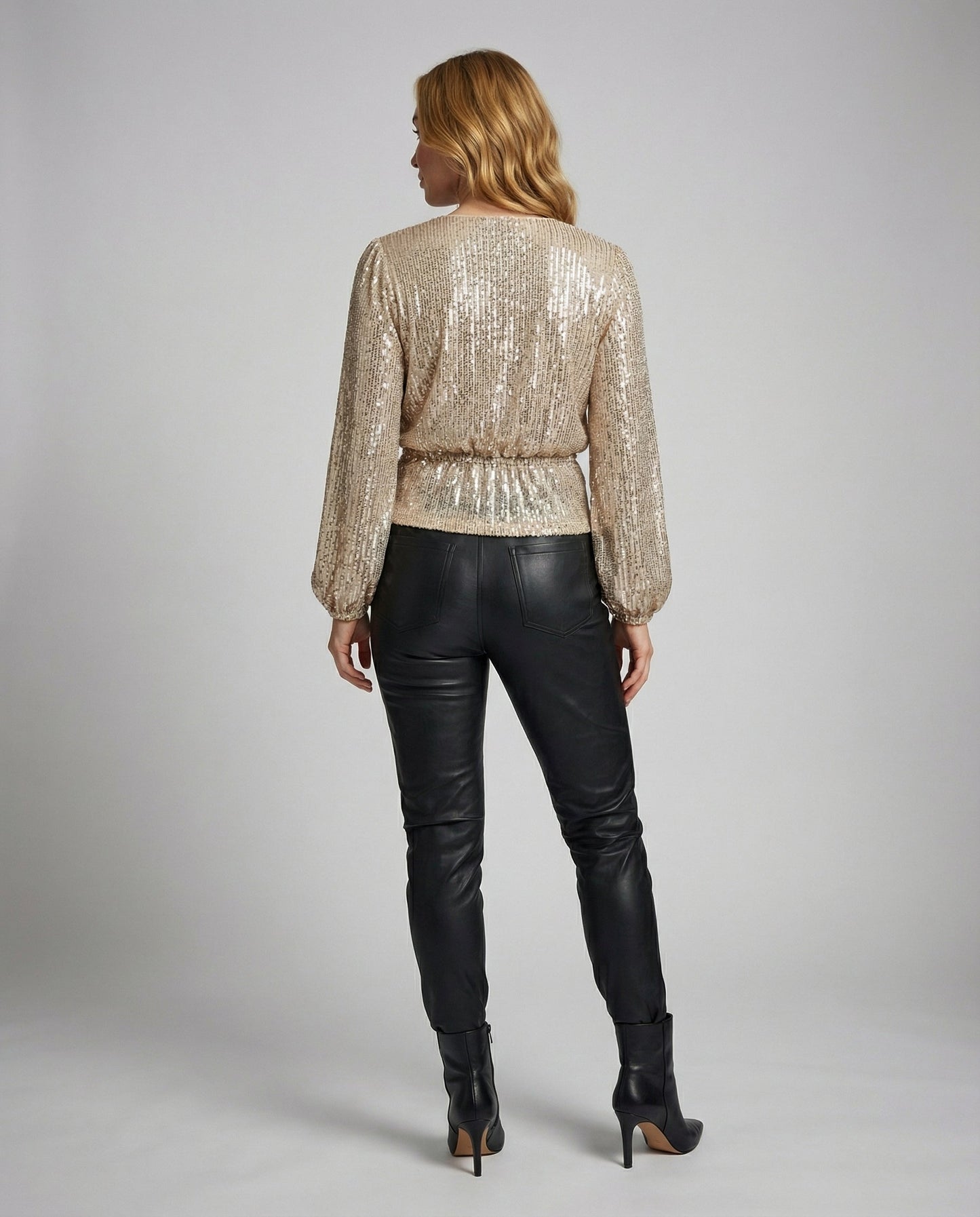 Damenbluse Elegant Seide Weiße