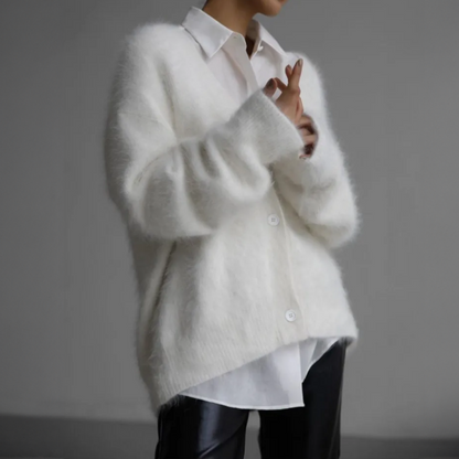 Norvielle Damen Strickjacke Kaschmirfeeling