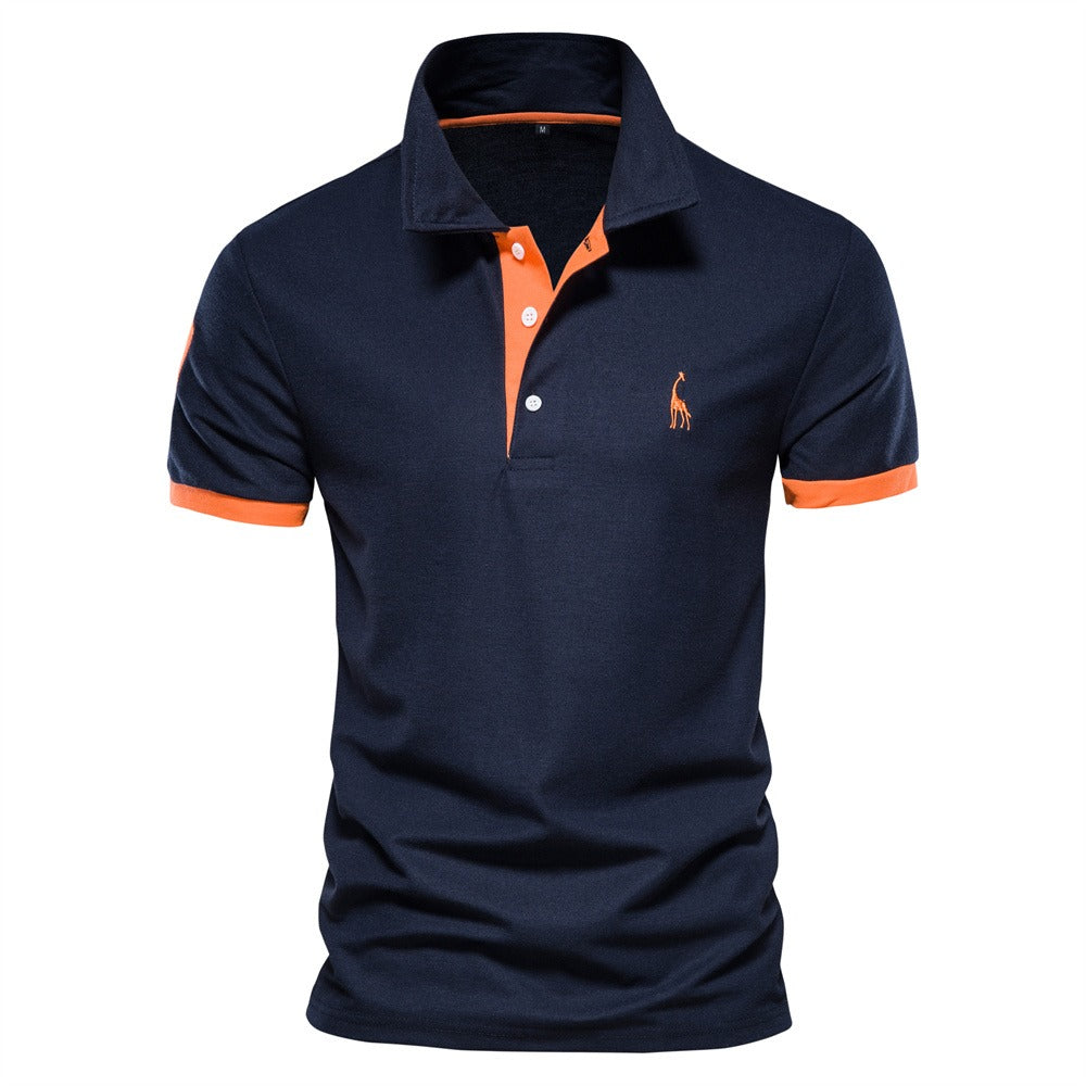 Herren Sommer-Polo-Shirt Baumwolle Weiß - Norvielle
