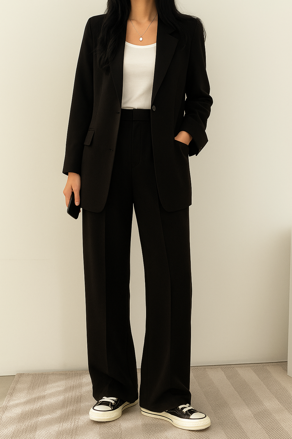 Damen Zweiteiliges Business-Set Blazer und Hose