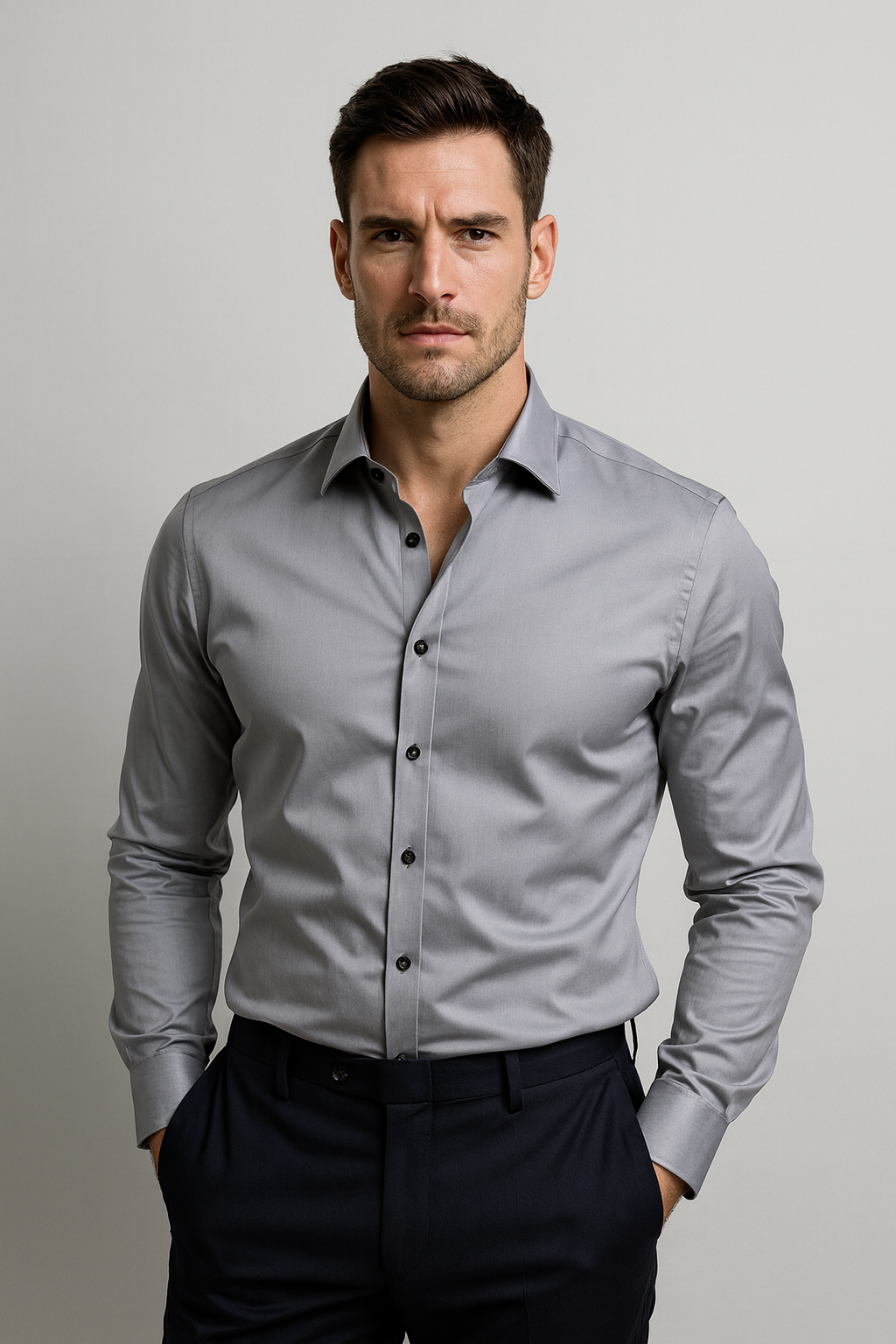 Herren Hemd Stretch-Design für Alltag und Business