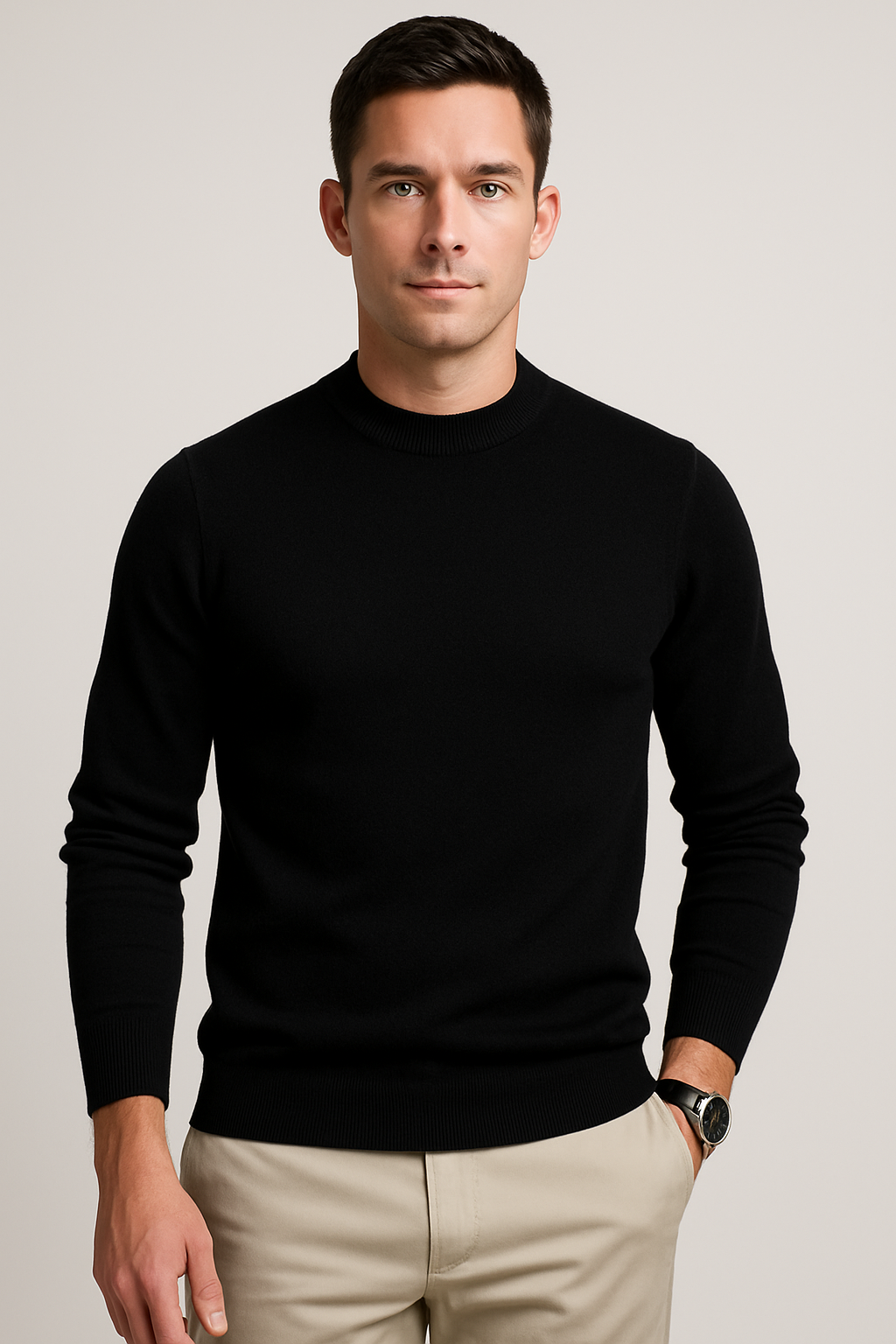 Herren Strickpullover Legere Form Ruhige Linienführung