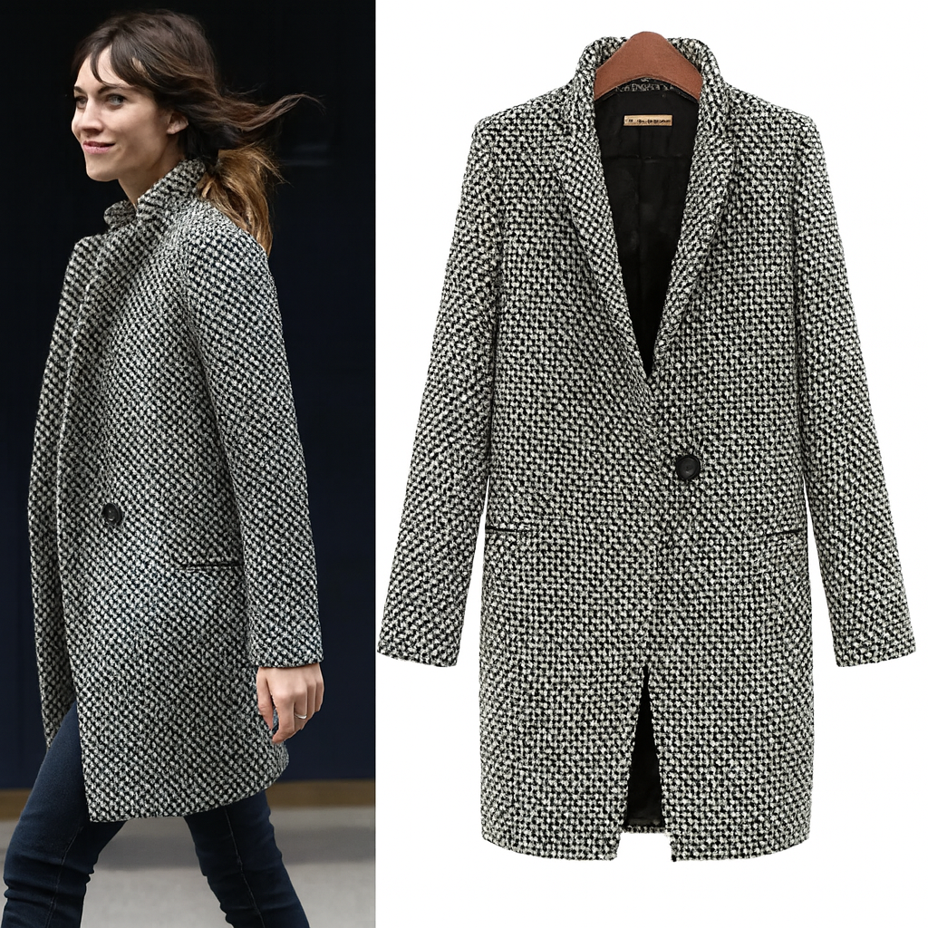 Vivienne Damen Herbstmantel Stylisch