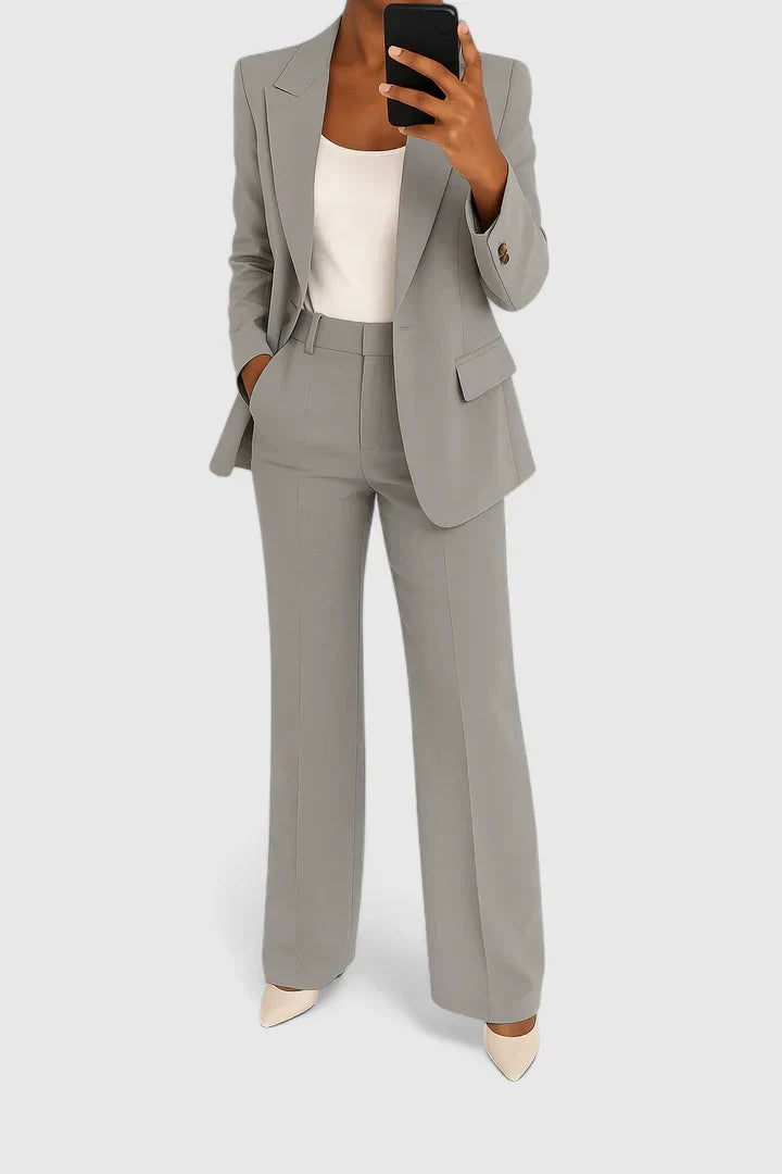 Damen Maßgeschneiderter Blazer Hosen Set