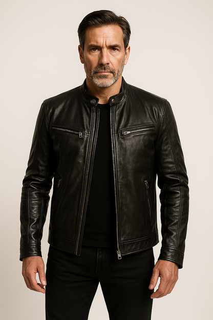 Lederjacke Damen Lässig