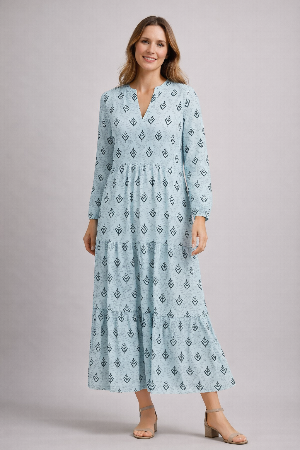 Damen Sommerkleid aus Seide Rosa