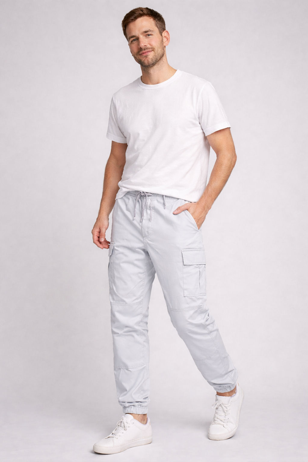Herren Cargo Sommerhose Mehrere Taschen