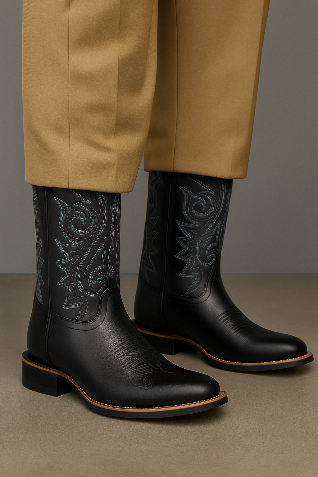 Herren Stiefel Hohe Schaftform Markante Linienkontur