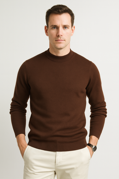 Herren Strickpullover Legere Form Ruhige Linienführung