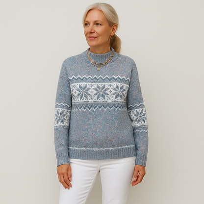 Damen Winterpullover Langarm Bequem - Norvielle