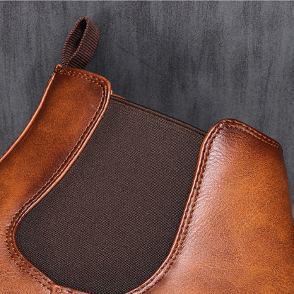 Chelsea Boots - Flache Herrenstiefel zum Hineinschlüpfen-Chaps Herrenmode