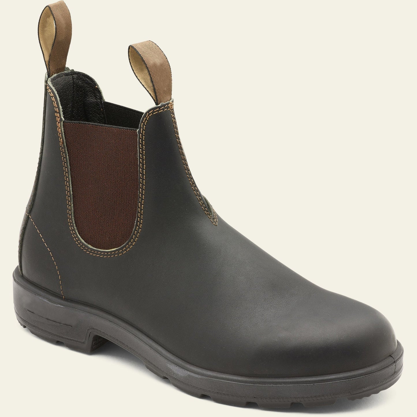 Chelsea Boots | Slip-On | Wasserdicht | Ankle Boots | Herrenstiefel-Schwarz Braun-39-Chaps Herrenmode