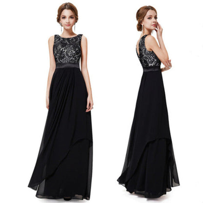 Chiffonkleid mit Spitze von Elarova