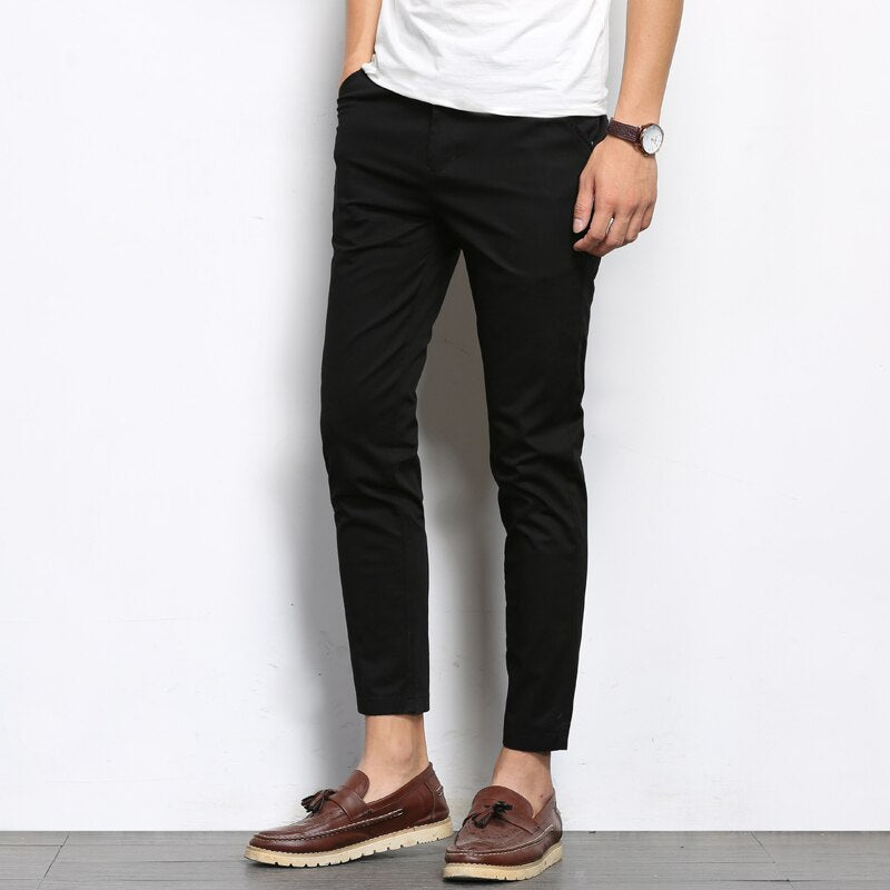 Herren Chino-Hose Gerades Bein Stretch Beige - Norvielle