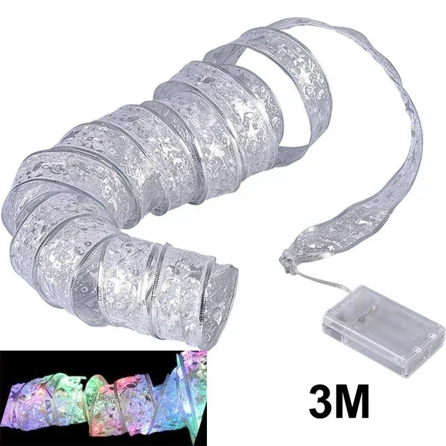 Weihnachtslichterband Dekoratives Funkelband Festlich