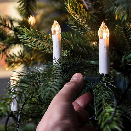Weihnachtskerzenlichter Warmweißes LED Baumschmuck