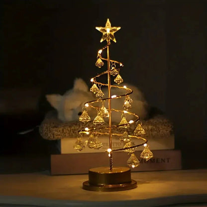 Weihnachtsbaum Nachtlicht Kristall Design Batteriebetrieben