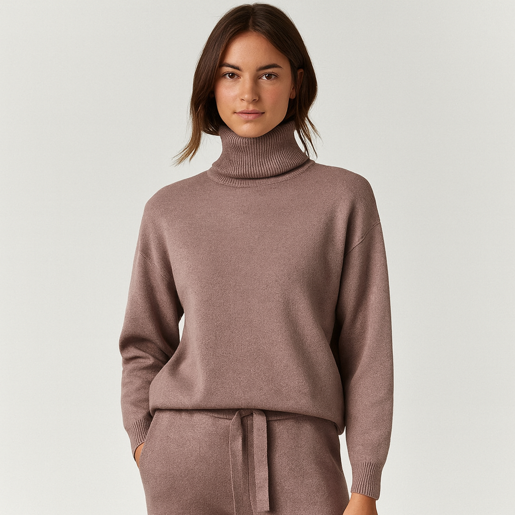 Damen Lounge-Set Oberteil und Hose Modern - Norvielle