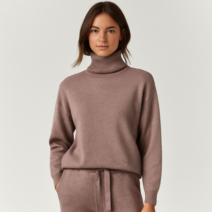 Damen Lounge-Set Oberteil und Hose Modern - Norvielle