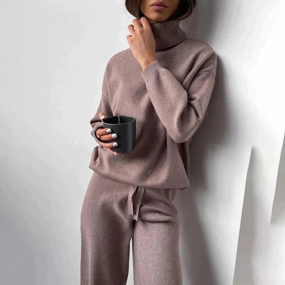 Damen Lounge-Set Oberteil und Hose Modern