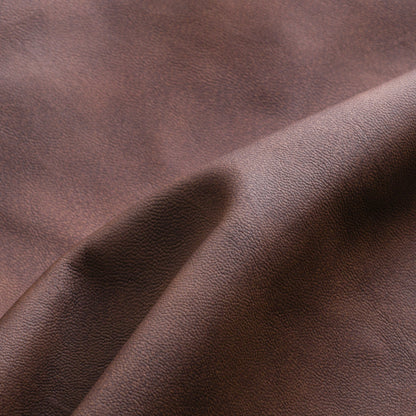 Herren Lederjacke im Vintage-Stil Kunstleder Reverskragen