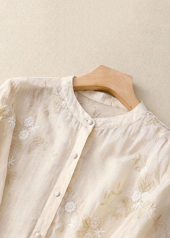 Damen Bluse Gestickt Vielseitig