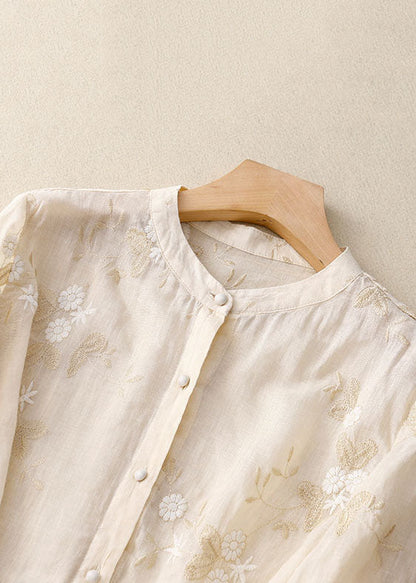 Damen Bluse Gestickt Vielseitig