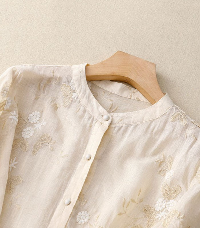 Eloise Damenbluse Feine Stickerei Elegantes Design