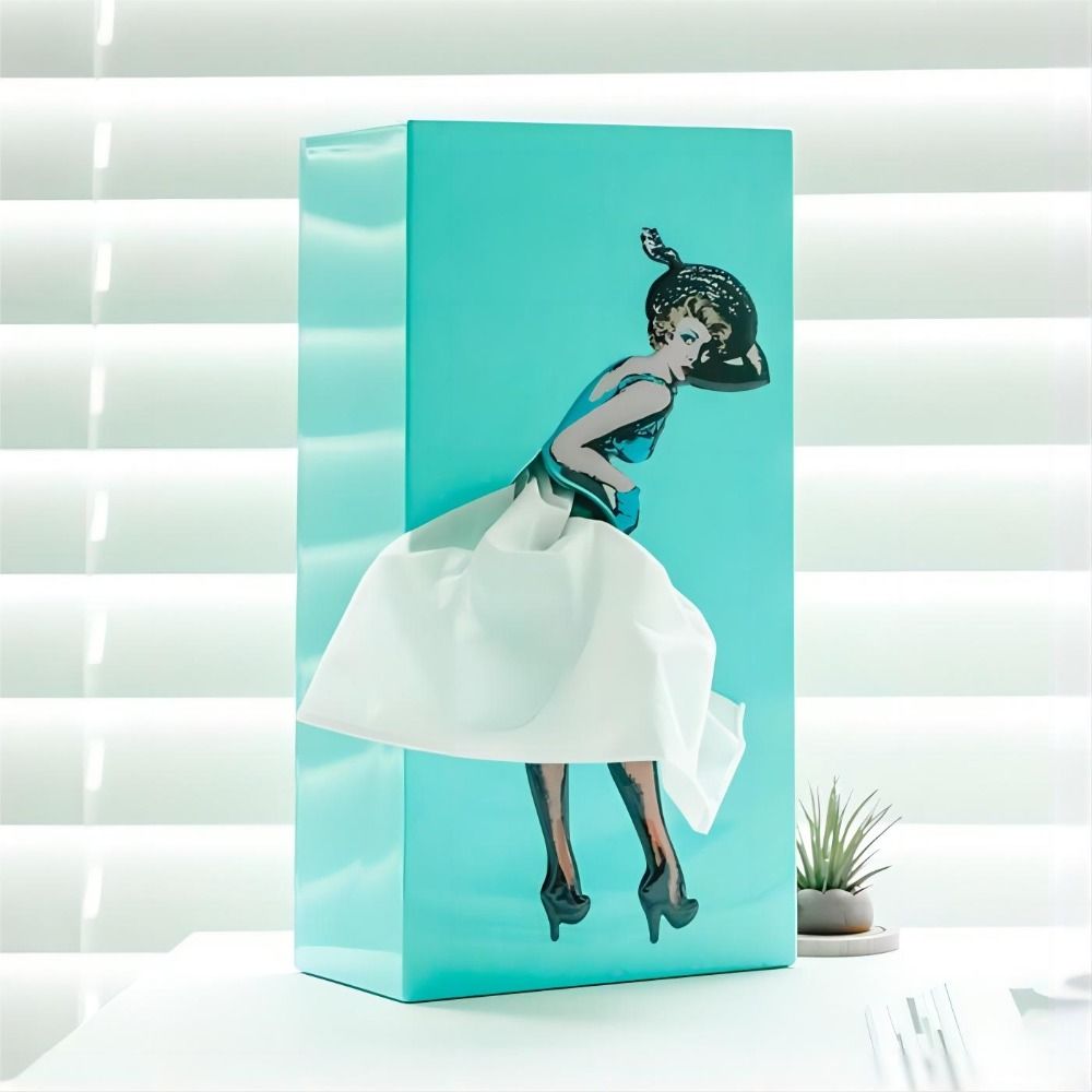 Taschentuchbox Flying Skirt Holz