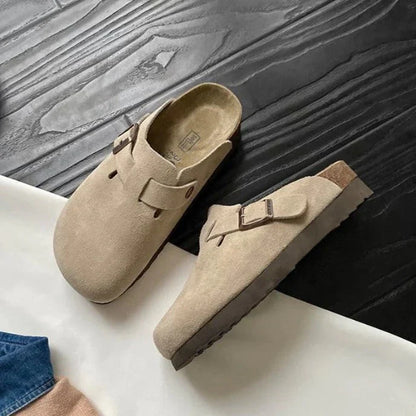Orthopädische Clogs Damen Schnalle Geschlossen