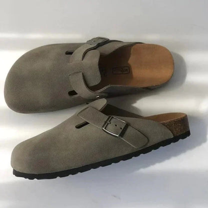 Orthopädische Clogs Damen Schnalle Geschlossen