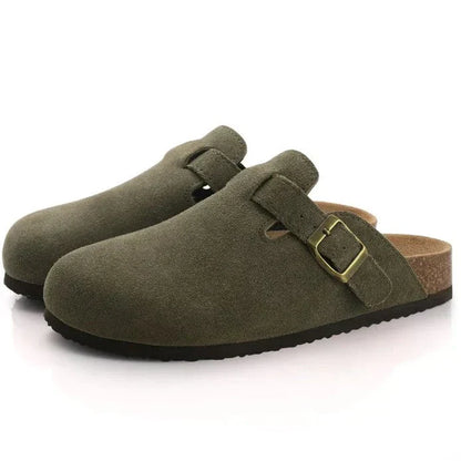 Orthopädische Clogs Damen Schnalle Geschlossen