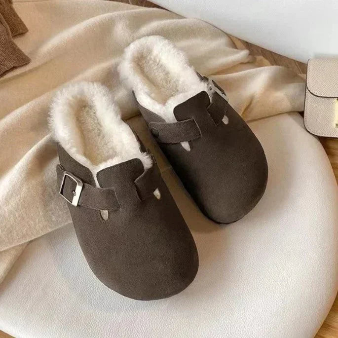 Orthopädische Clogs Damen Schnalle Geschlossen