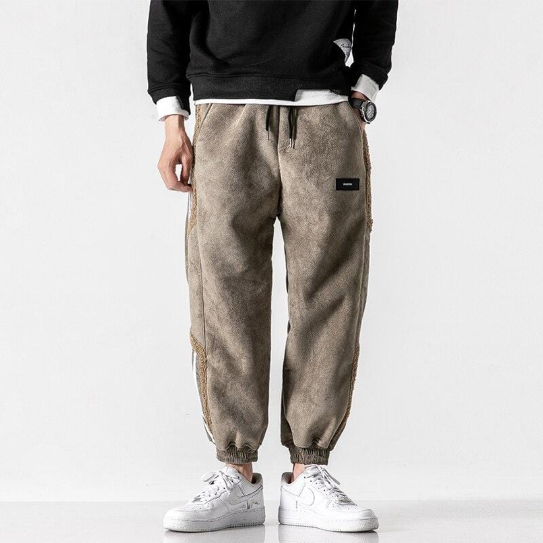 Herren Joggerhose Lockere Passform Gerades Bein