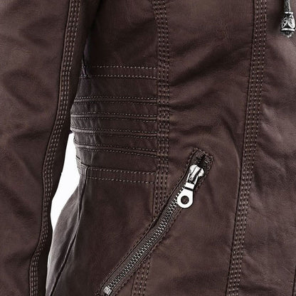 Damen Winterjacke Kurz Kapuzen