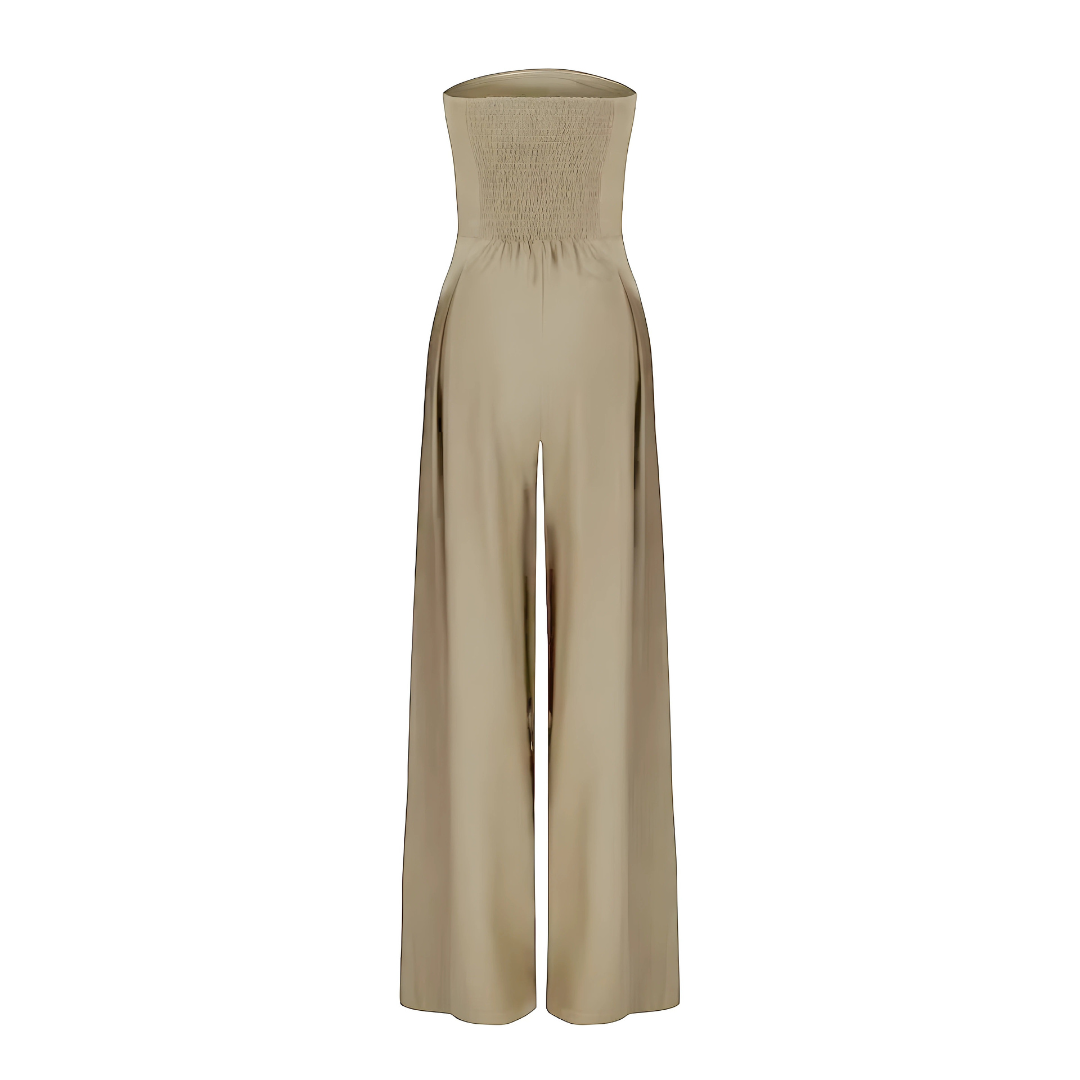 Norvielle Damen Strapless Jumpsuit