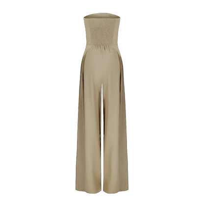 Norvielle Damen Strapless Jumpsuit