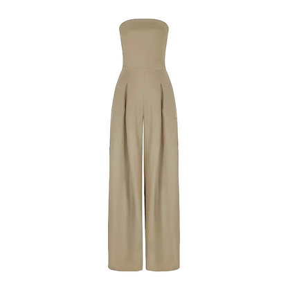 Norvielle Damen Strapless Jumpsuit
