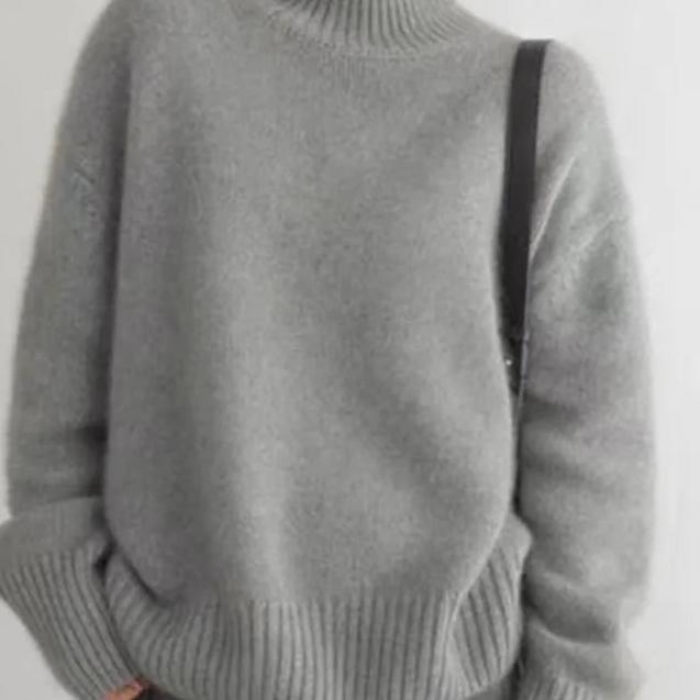 Damen Oversized Rollkragenpullover Olivia Winter