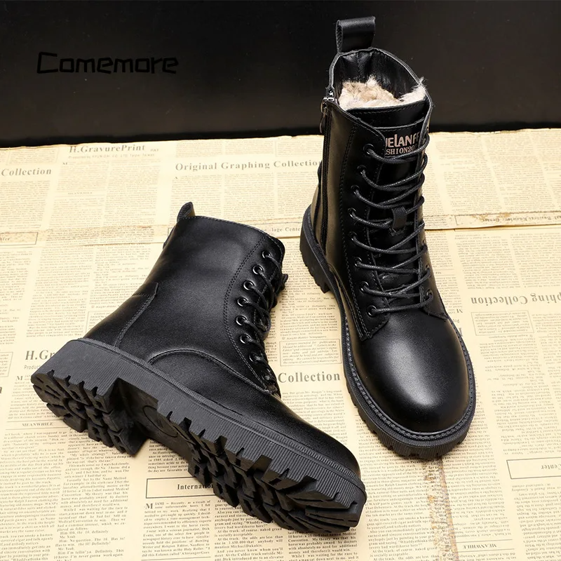 Damen Winterstiefel Geschlossene Form Laufsohle