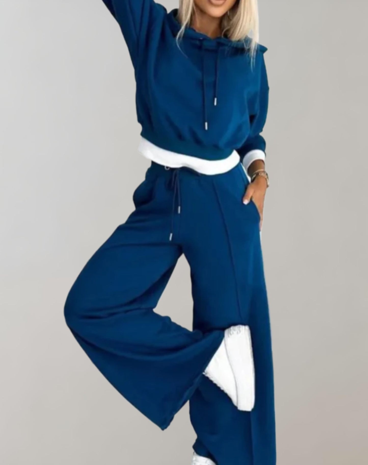 Damen Hoodie Jogginganzug Set Freizeitbekleidung