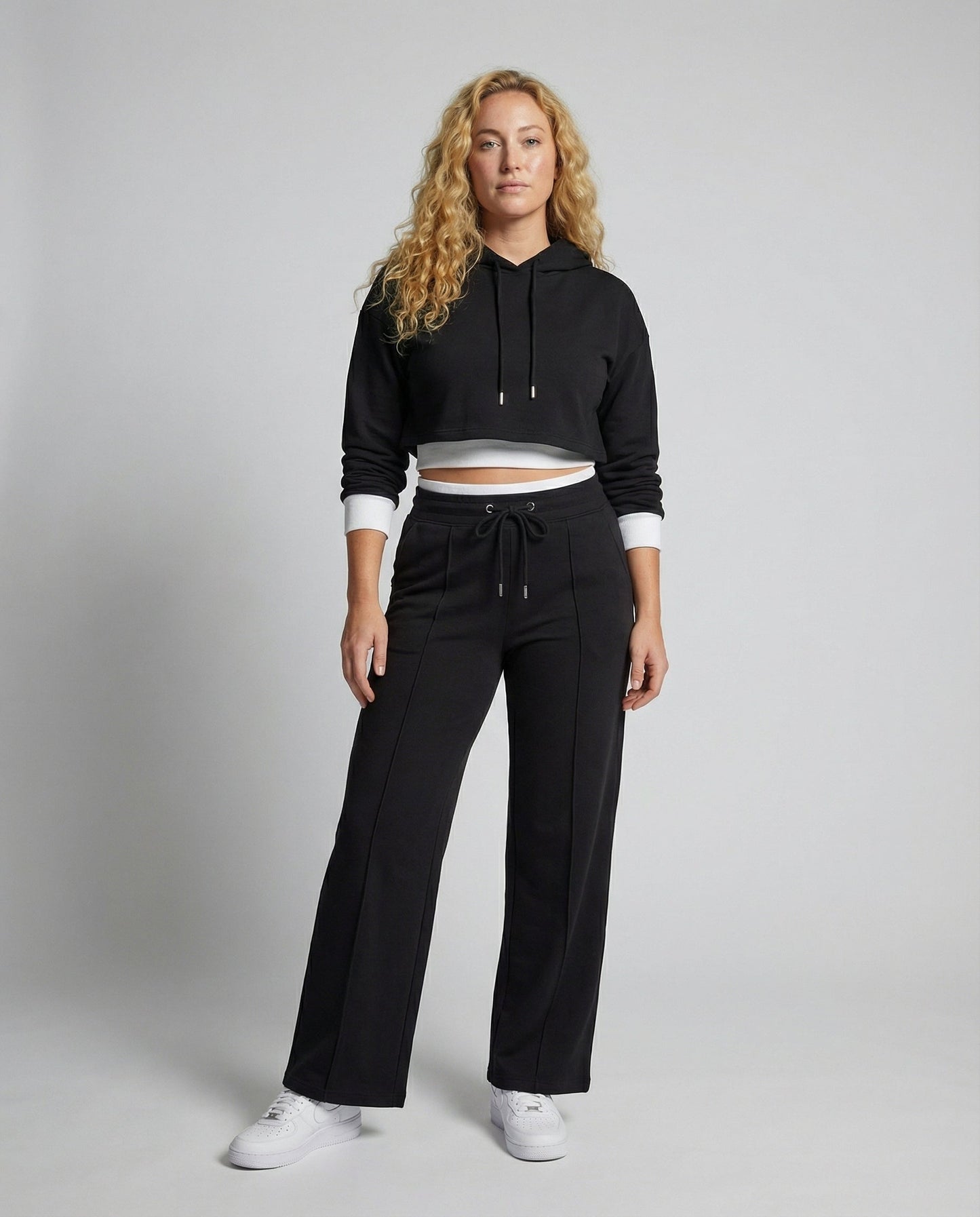 Damen Lounge Set Zweifarbig - Norvielle