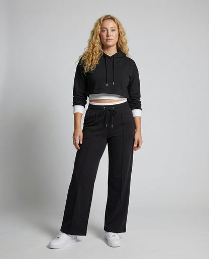 Damen Lounge Set Zweifarbig - Norvielle
