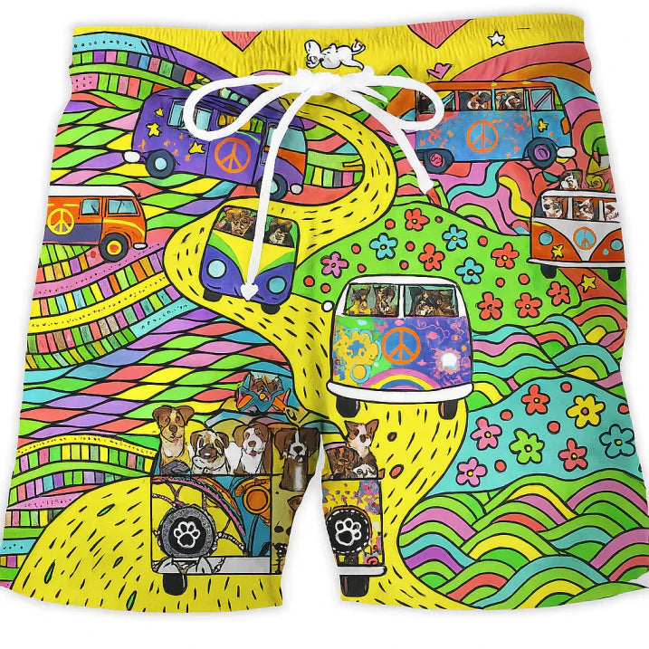 Herren Surf-Shorts Bedruckt Sommer