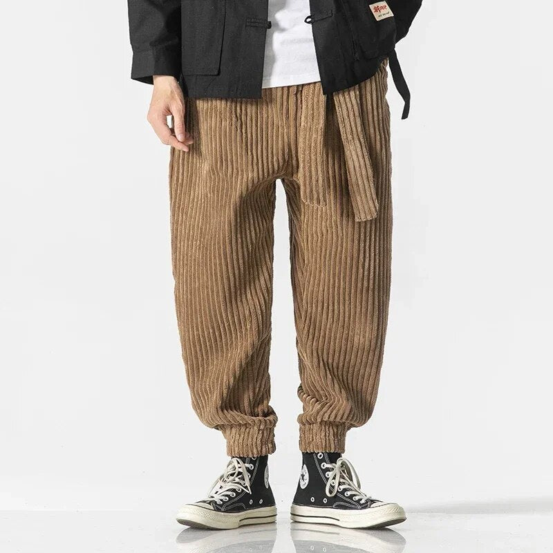 Männer Cordhose Relaxed Fit Jogger Cords