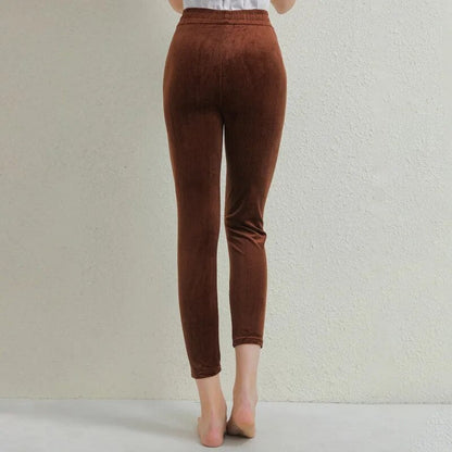 Damen Cordhosen Elastischer Bund